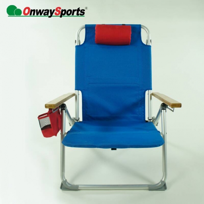 Aluminum Foldable beach Chair Easy Carrying Backpack 