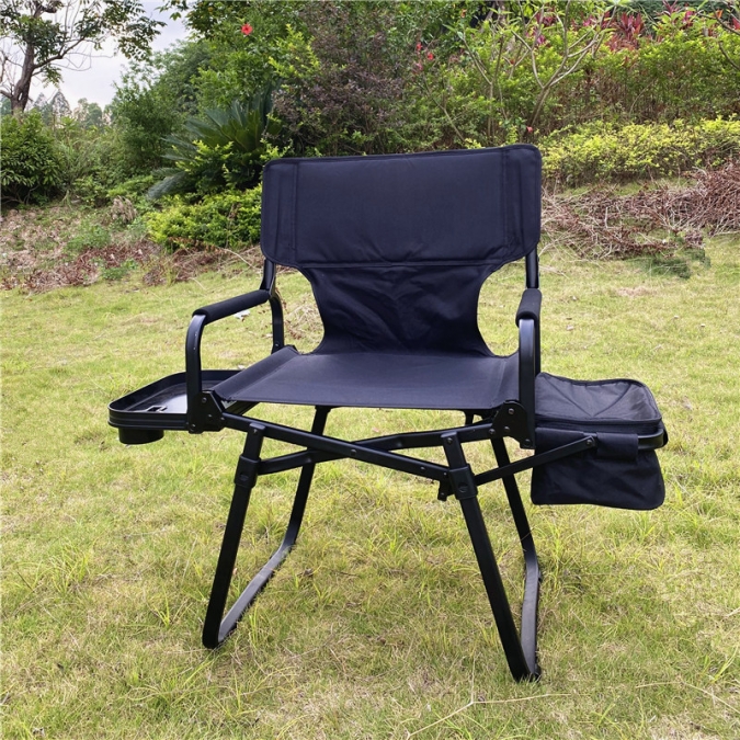 OW-D90 Aluminum New Director Chair With Side Table And Cooler Bag 